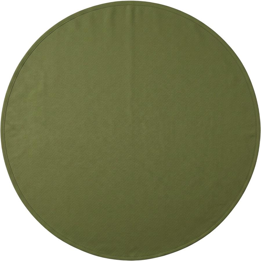 Fbknd Round Polyester-Cotton Pique Tablecloth Olive 175 cm