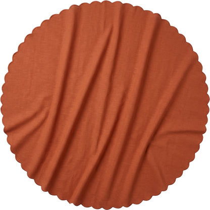 Fbknd Solmere Round Tablecloth Terracotta 160 cm